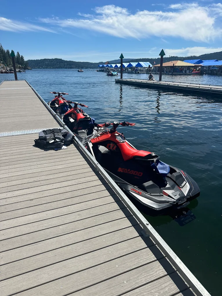 On the water