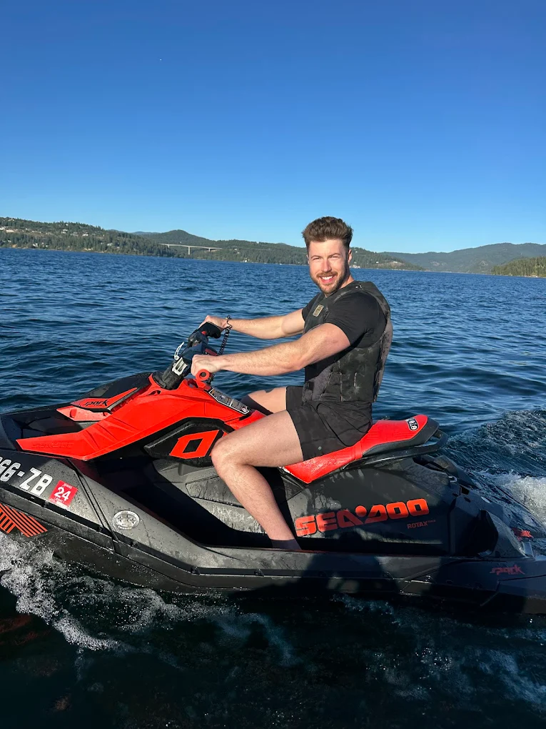 On the water