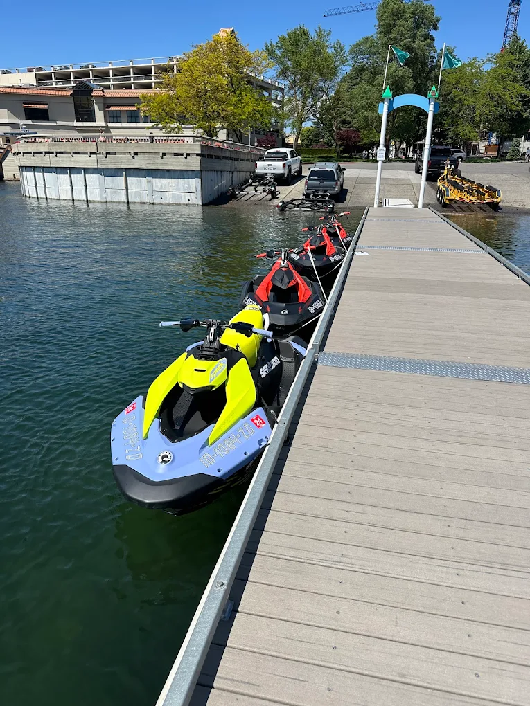 On the water